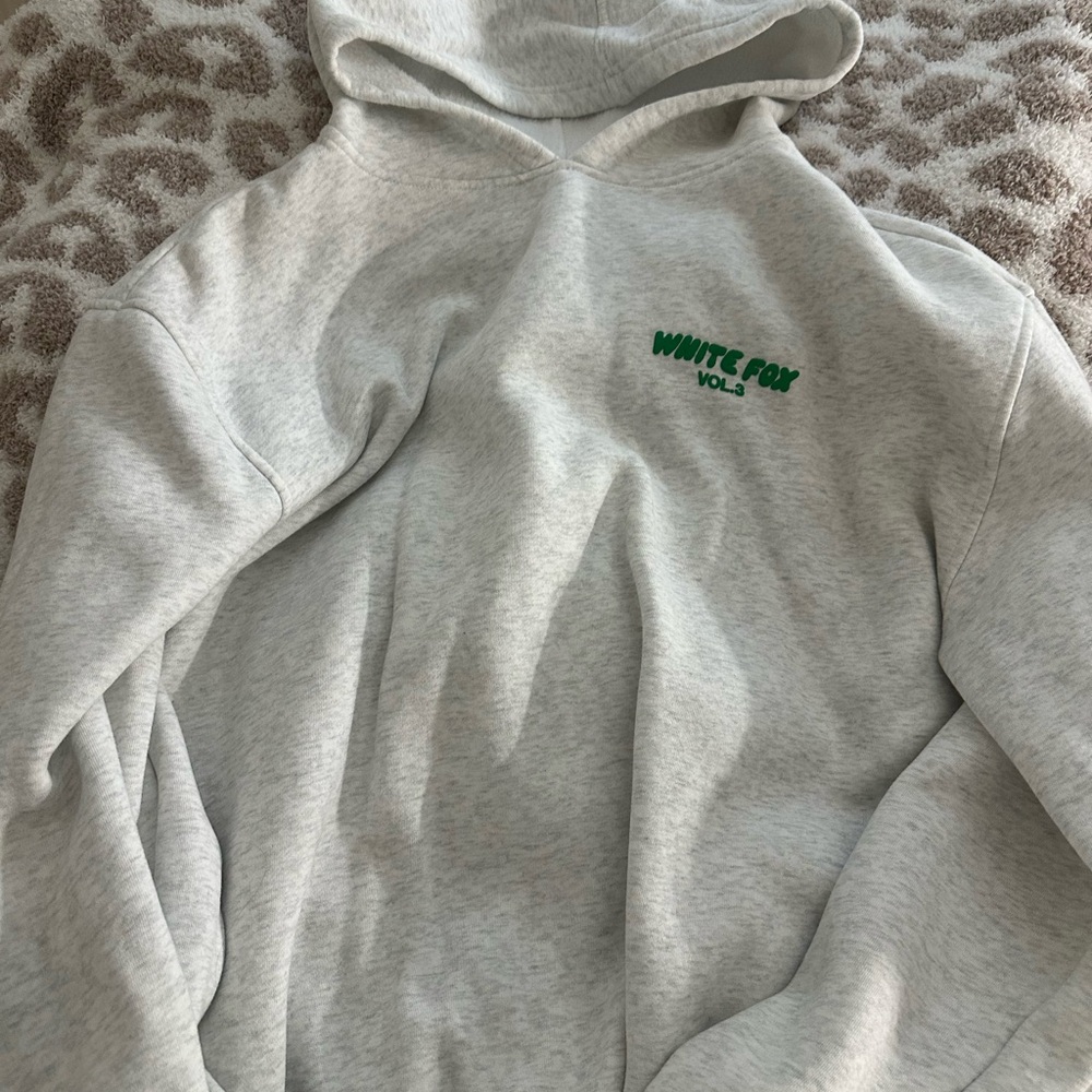 grey&green whitefox hoodie